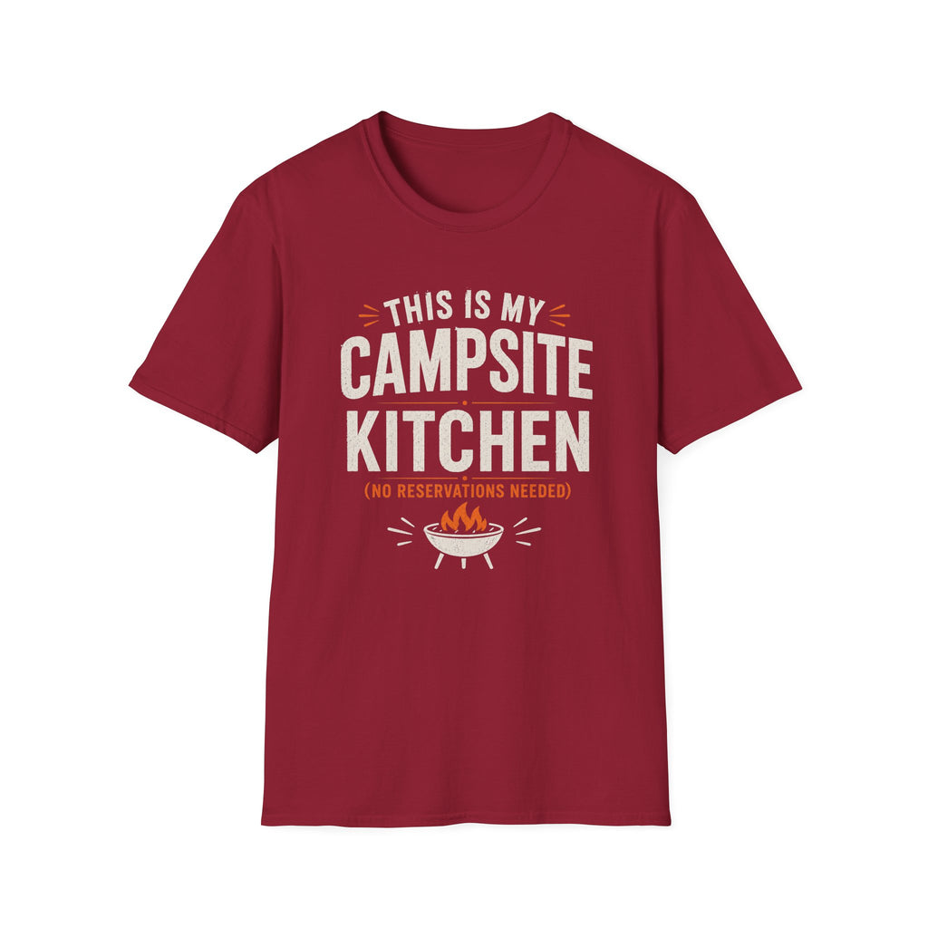 Campsite Kitchen No Reservations T-Shirt