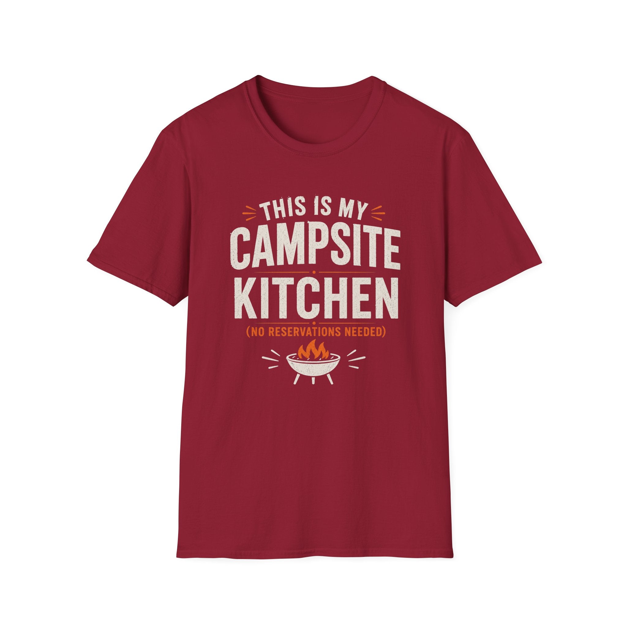 Campsite Kitchen No Reservations T-Shirt