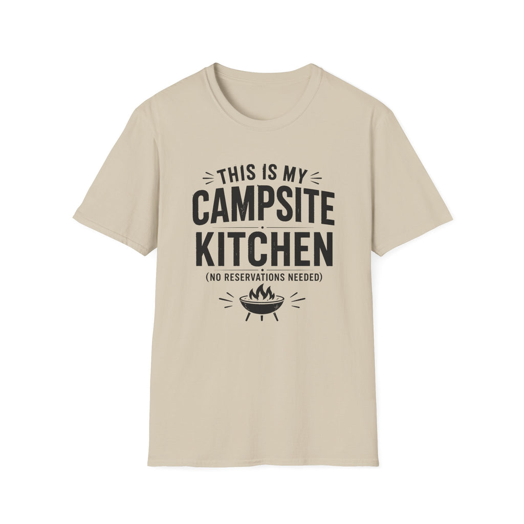 Campsite Kitchen No Reservations T-Shirt