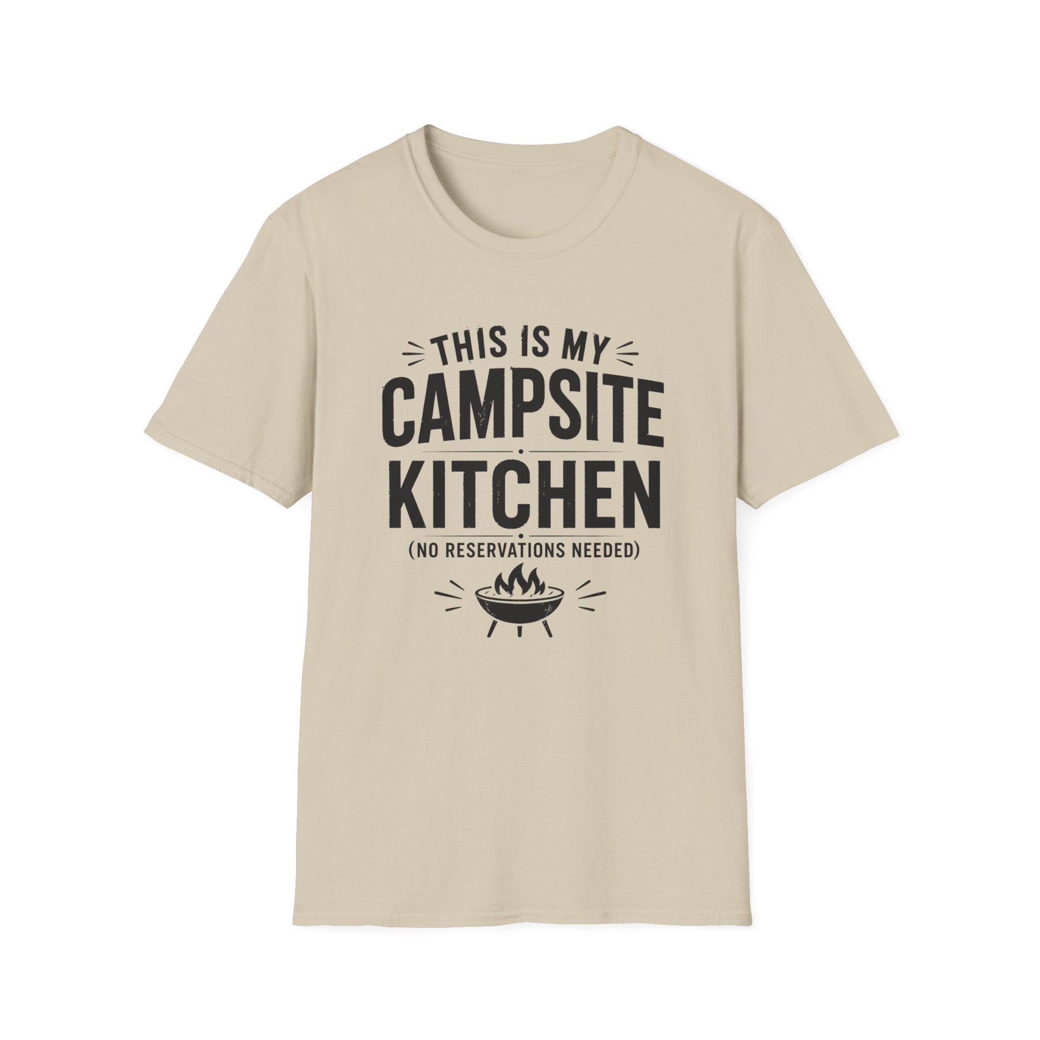 Campsite Kitchen No Reservations T-Shirt