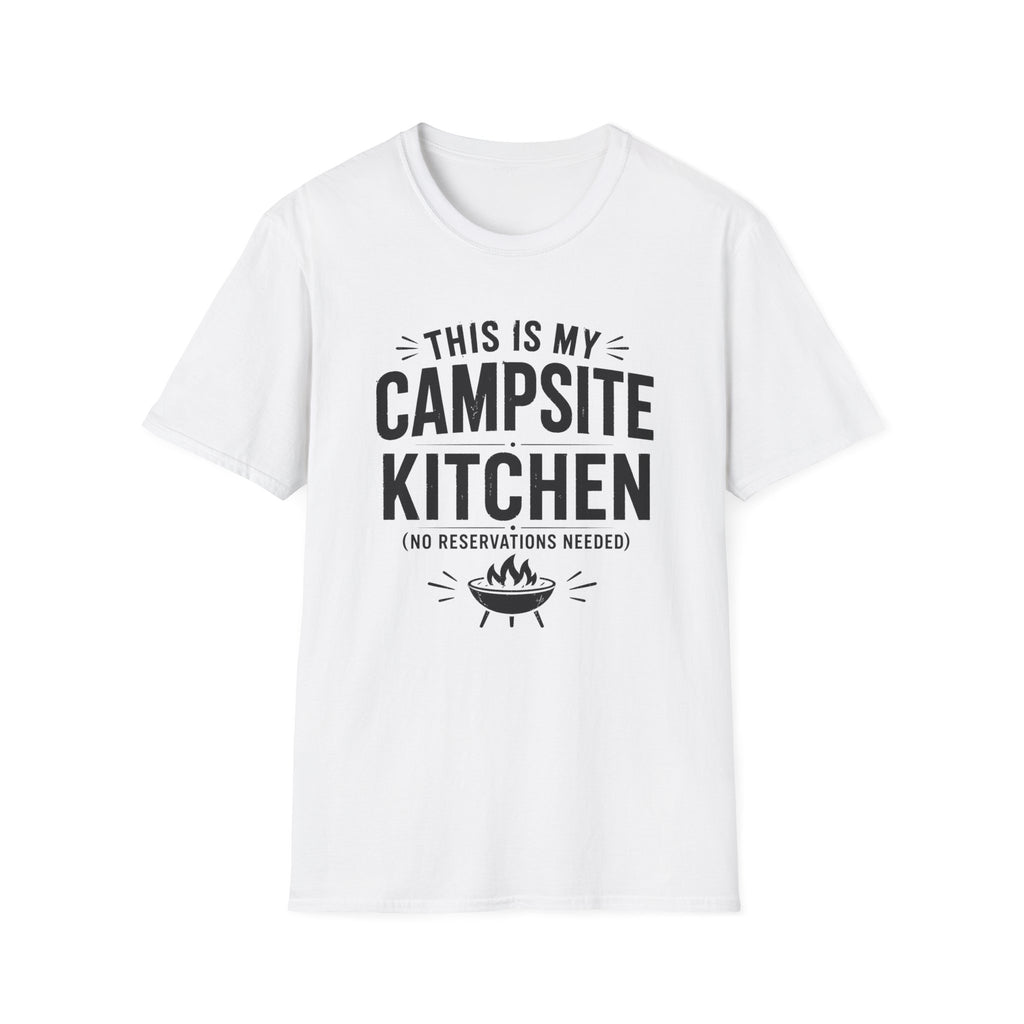 Campsite Kitchen No Reservations T-Shirt