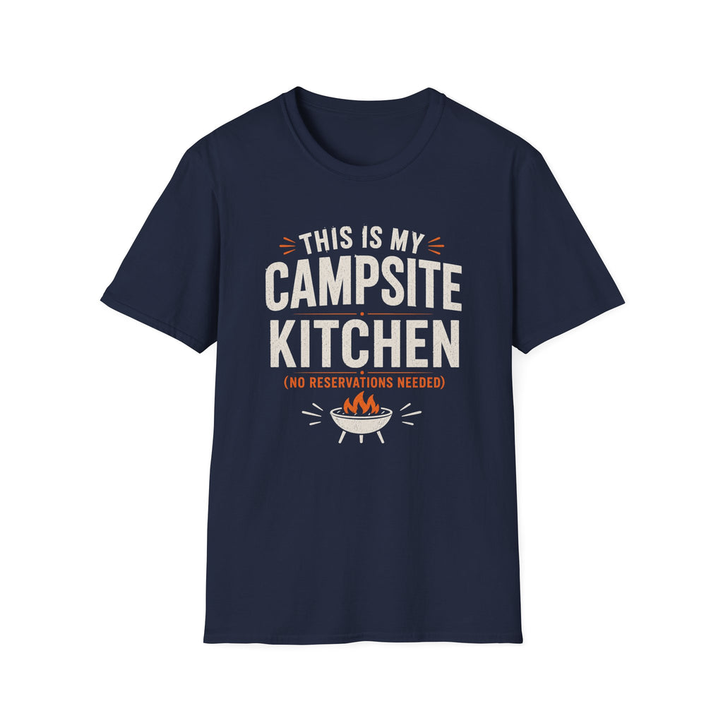 Campsite Kitchen No Reservations T-Shirt