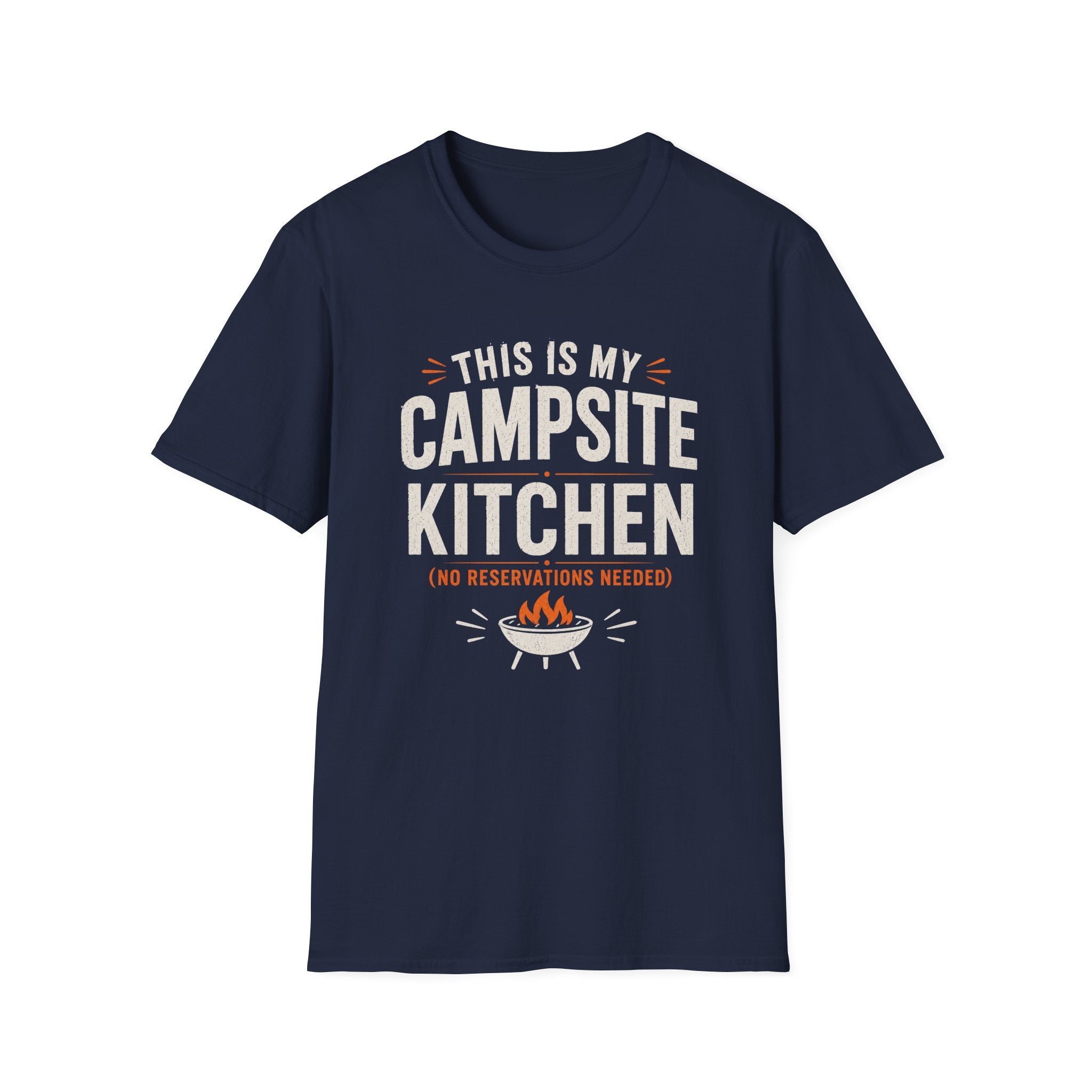 Campsite Kitchen No Reservations T-Shirt