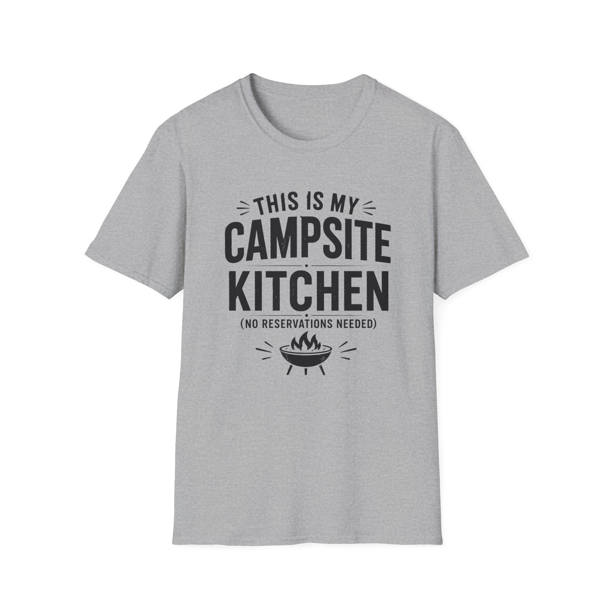 Campsite Kitchen No Reservations T-Shirt
