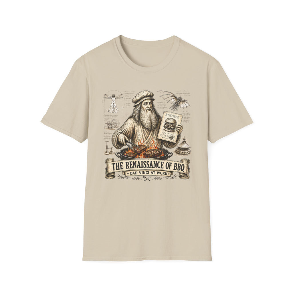 Dad Vinci Renaissance of BBQ T-Shirt