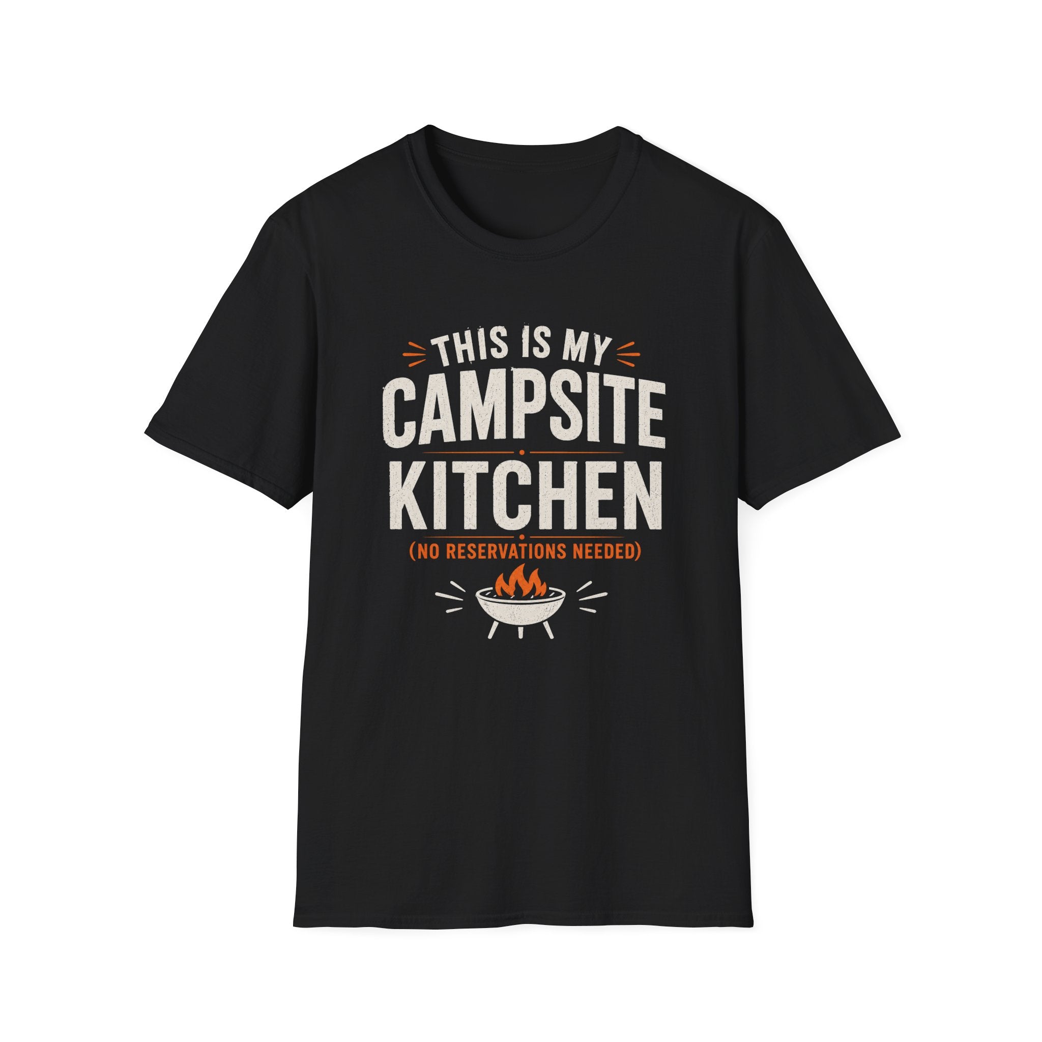 Campsite Kitchen No Reservations T-Shirt