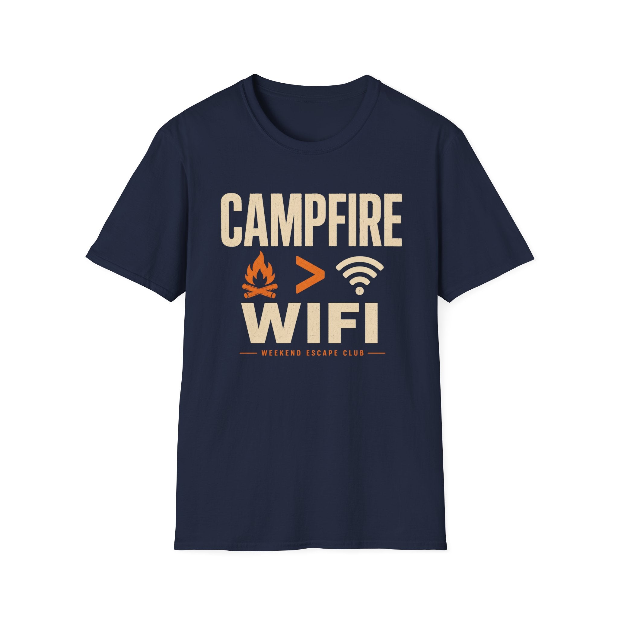 Campfire Greater Than WIFI T-Shirt