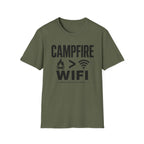 Campfire Greater Than WIFI T-Shirt