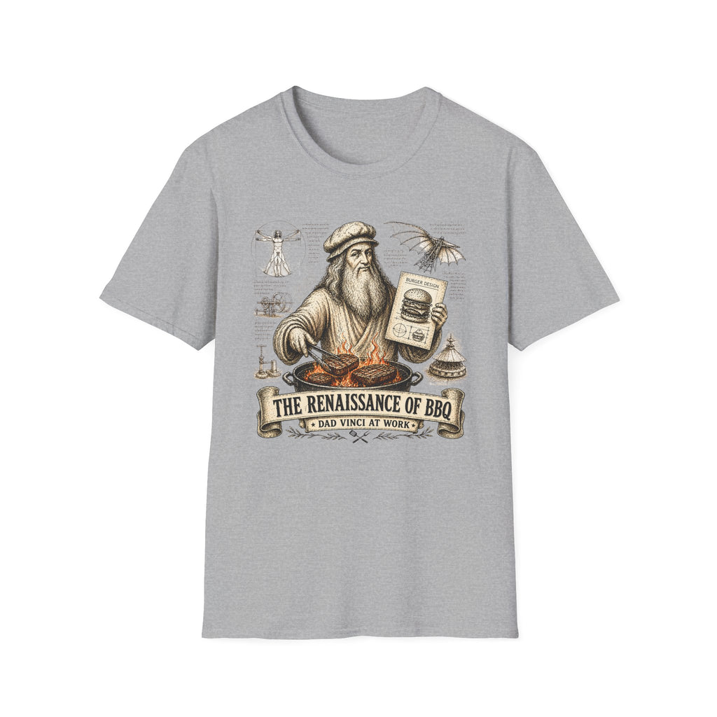 Dad Vinci Renaissance of BBQ T-Shirt