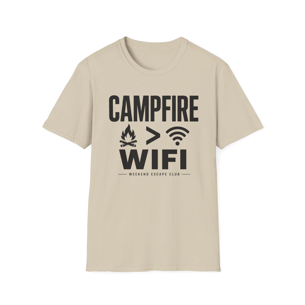 Campfire Greater Than WIFI T-Shirt